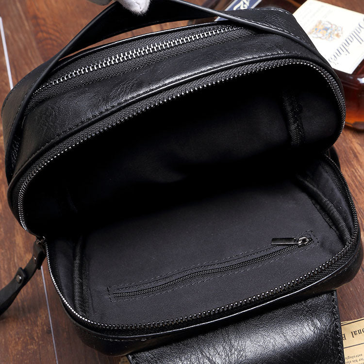 Factory Direct Sales New Men's Chest Package Korean Casual Lounge Single Shoulder Male Bag Slant Bag Tide Money Wholesale