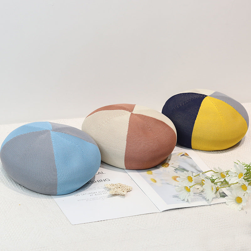 Fashion Versatile Contrast Fashion Breathable Hat