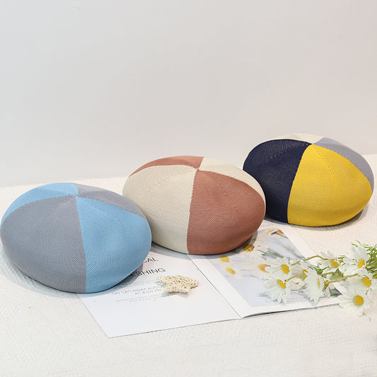 Fashion Versatile Contrast Fashion Breathable Hat