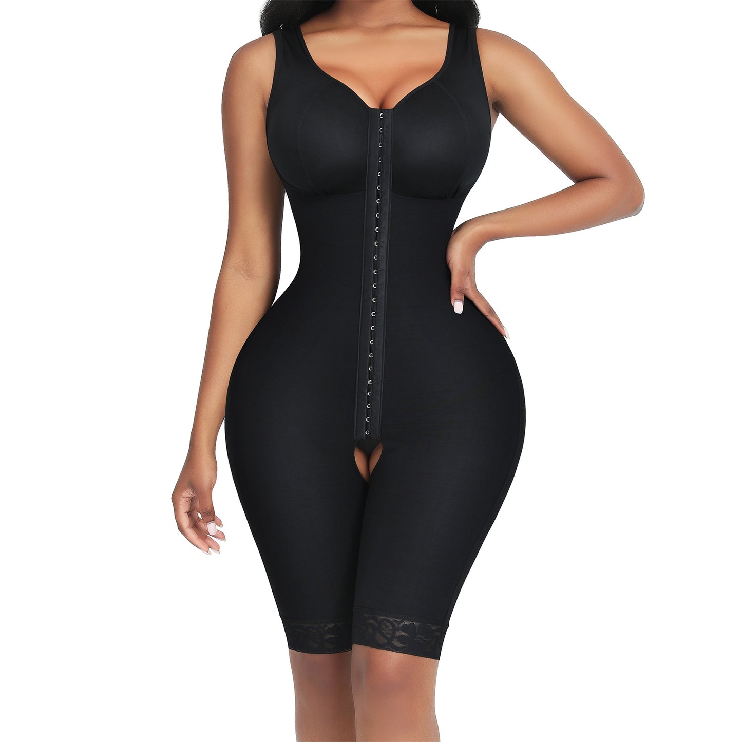 Ladies Fashion Personality Crotchless Tight Hip Raise Abdominal Clothes