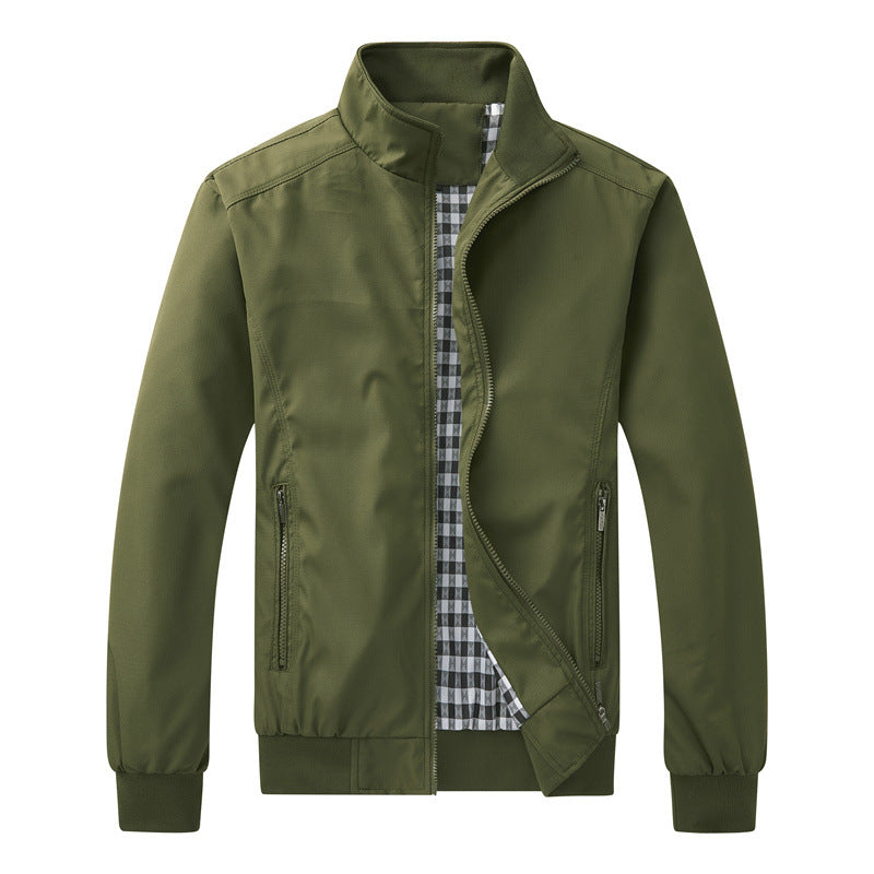 Men's Korean-style Cool Air Force Zipper Jacket