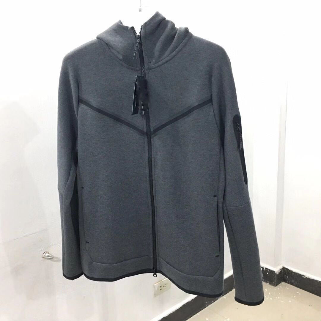 Chest Adhesive Tape Sleeve Arm Zipper Pocket Coat