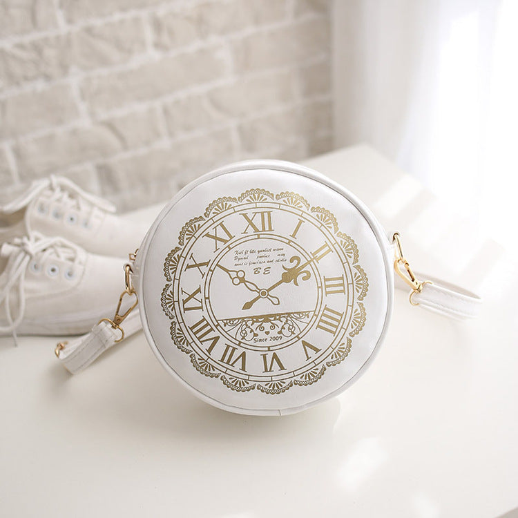 Small Round Bag Graffiti Retro One-shoulder Diagonal Women's Bag