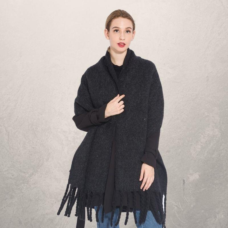 Autumn and winter scarf warm tassel ladies