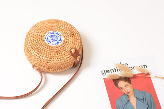 Rattan ins mini bag hollow bag