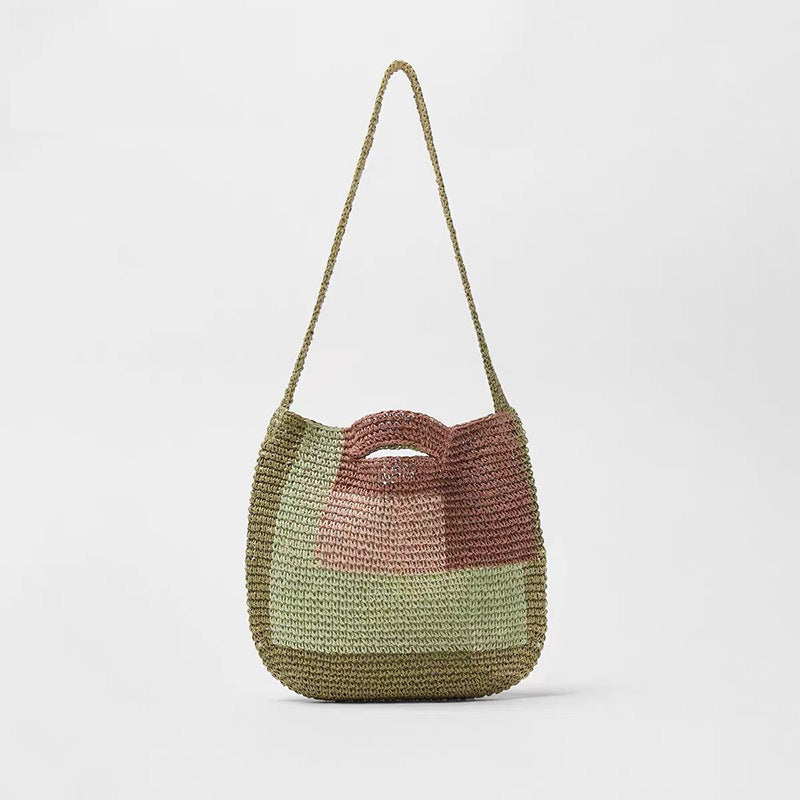 Cute Crossbody Straw Woven Bag Girl