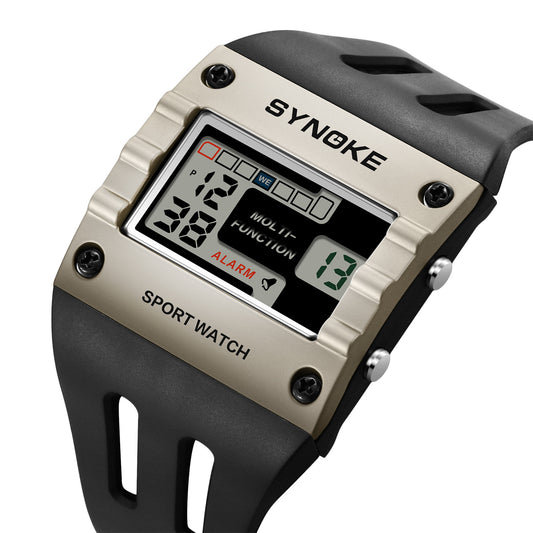 Mens Alloy Sports Smartwatch With A Large Display And Water-Resistant Design