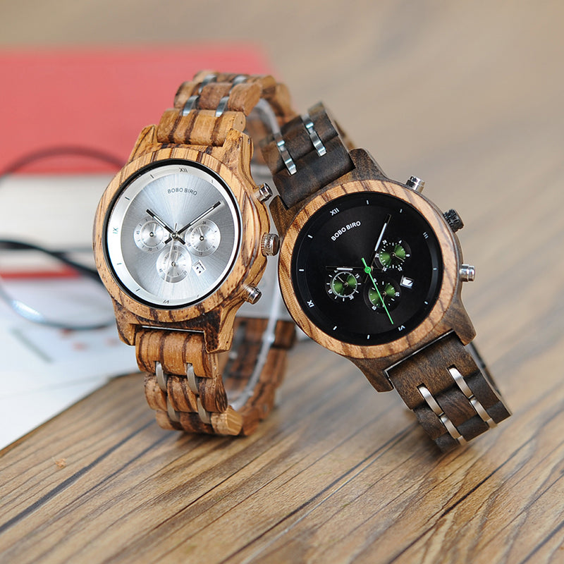 Three Eyes Multifunctional Waterproof Watch