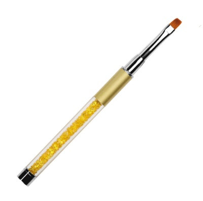 Manicure tool crystal engraved phototherapy pen Painted drawing line gradient point flower pen