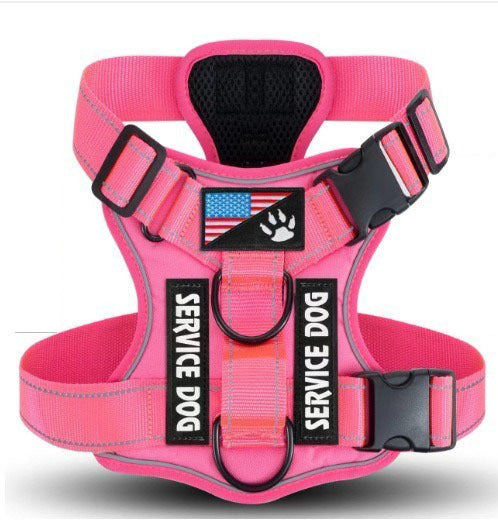 Large Dog Tactical Chest Strap Vest