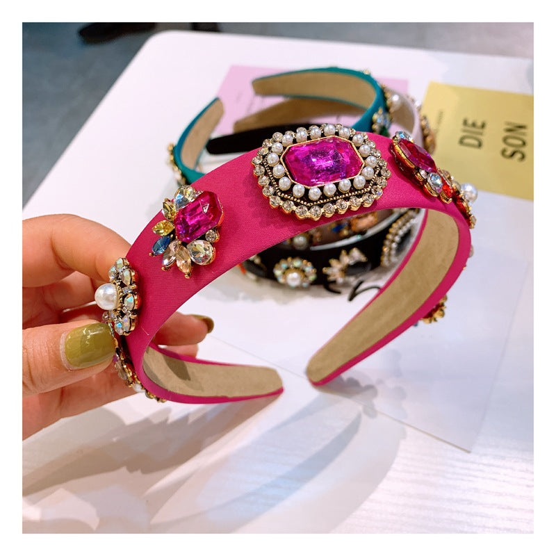 Diamond and gem hairpin