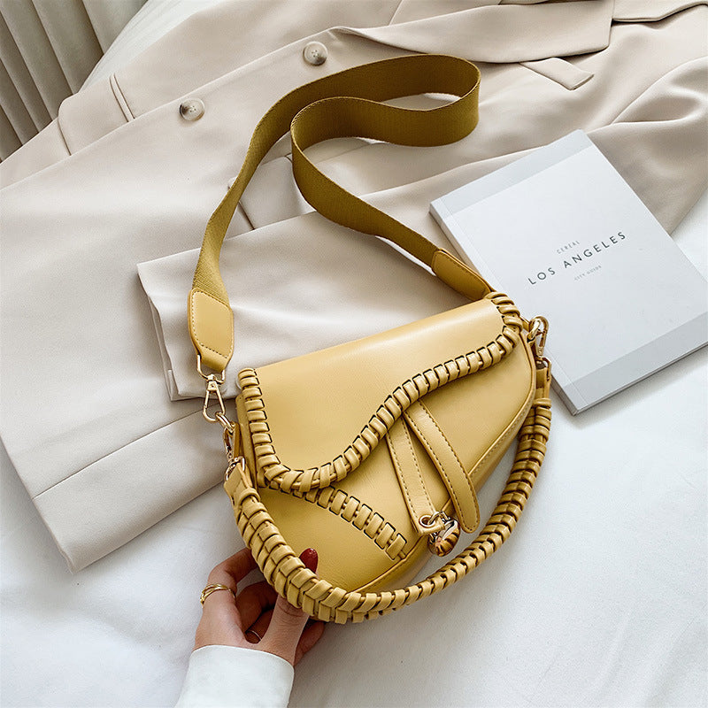 Western style small square bag wild net red bag fashion saddle bag
