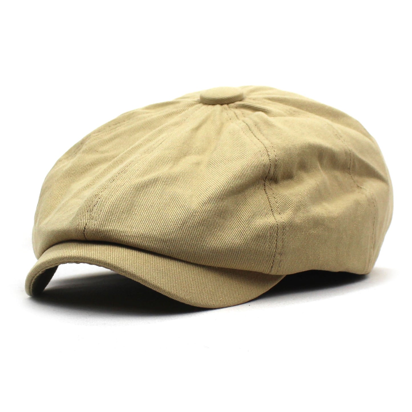 Cotton Hat Men's And Women's Beret Retro Solid Color Peaked Cap