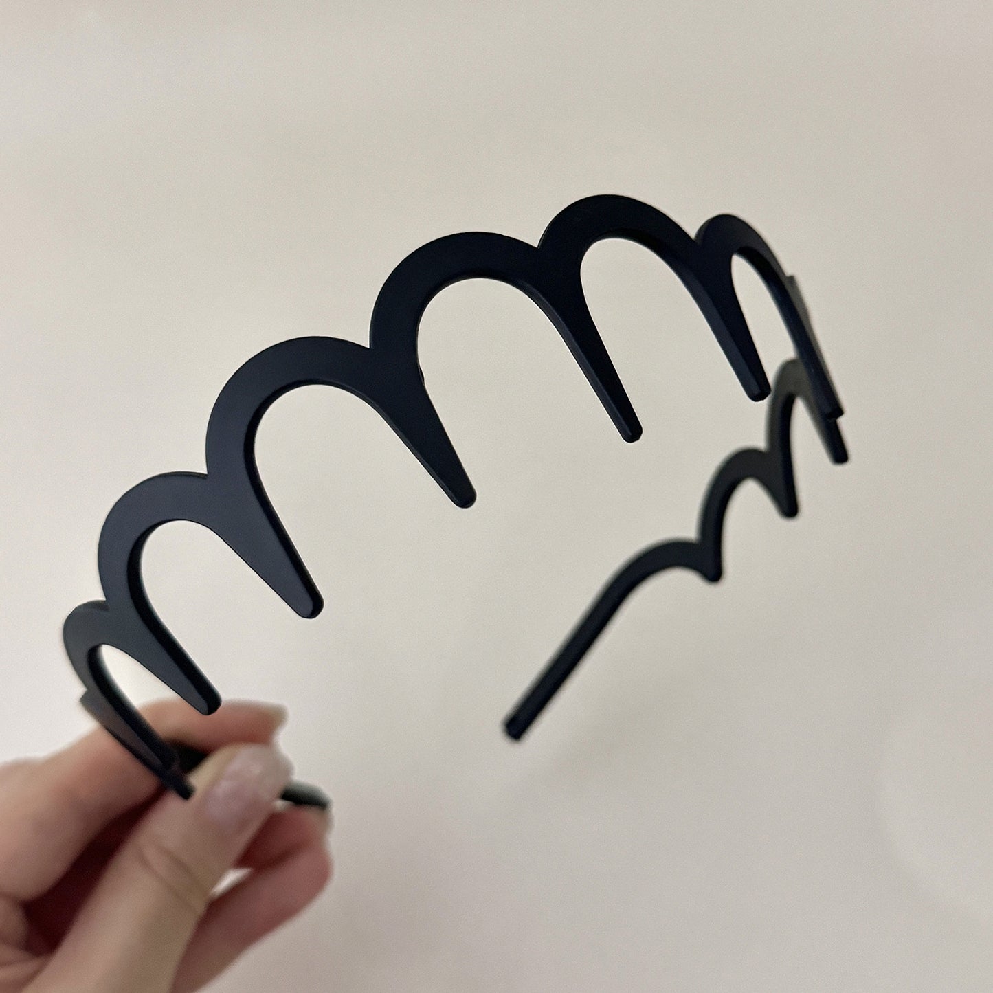 Headdress Wave Face Wash Toothed Non-slip Headband Unisex Hairpin Barrettes