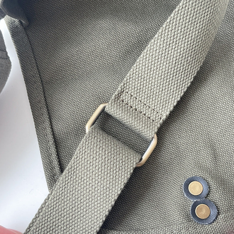 Kunstnerisk Nationalstil Ny Student Crossbody Retro Afslappet Lærredstaske