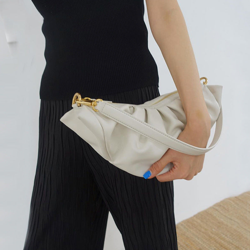 Dumplingboller Niche Design Folder Underarme One-shoulder Horn