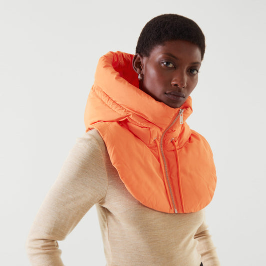 Women's Versatile Hooded False Collar Vest