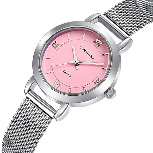 Women's Watch Small Quartz Steel Mesh Belt