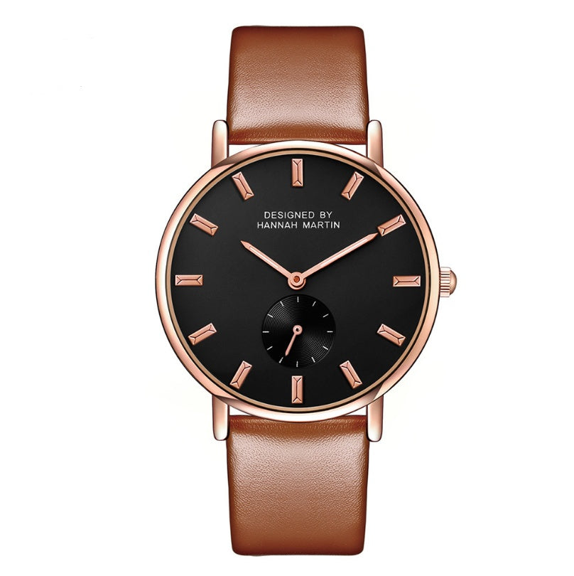 Hannah Martin Hannah Martin 2138 Women's Quartz Watch Small Seconds Simple Women's Watch Belt Nylon Strap