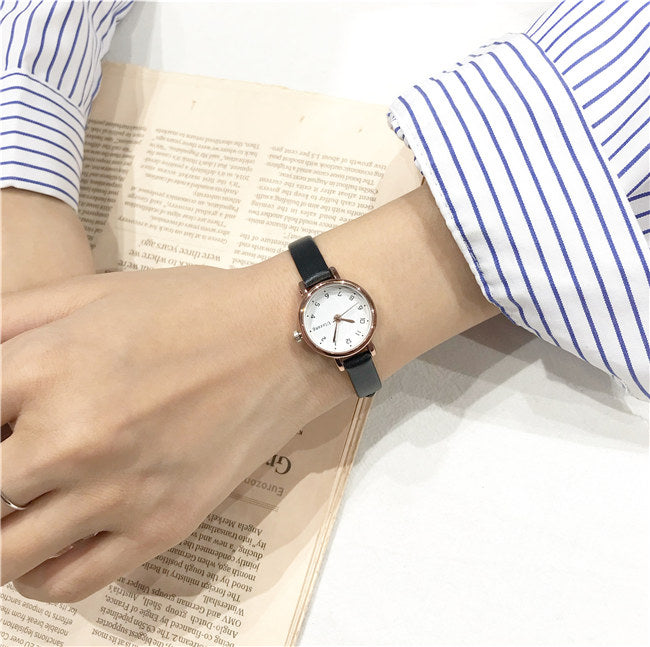 Korean version of simple retro forest school watch