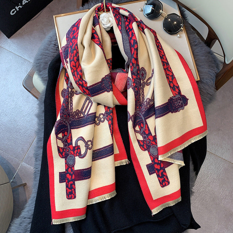 Women's Double Face Cashmere Scarf