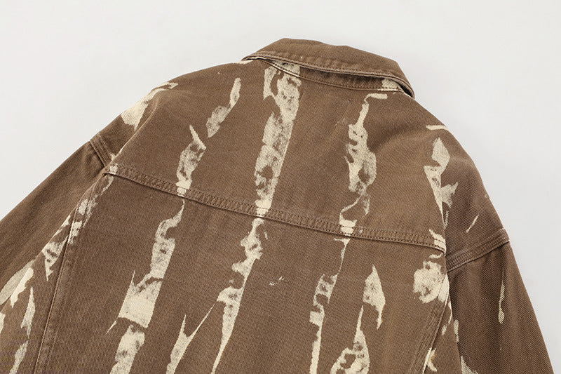 Men's Gradual Change Denim Jacket Coat