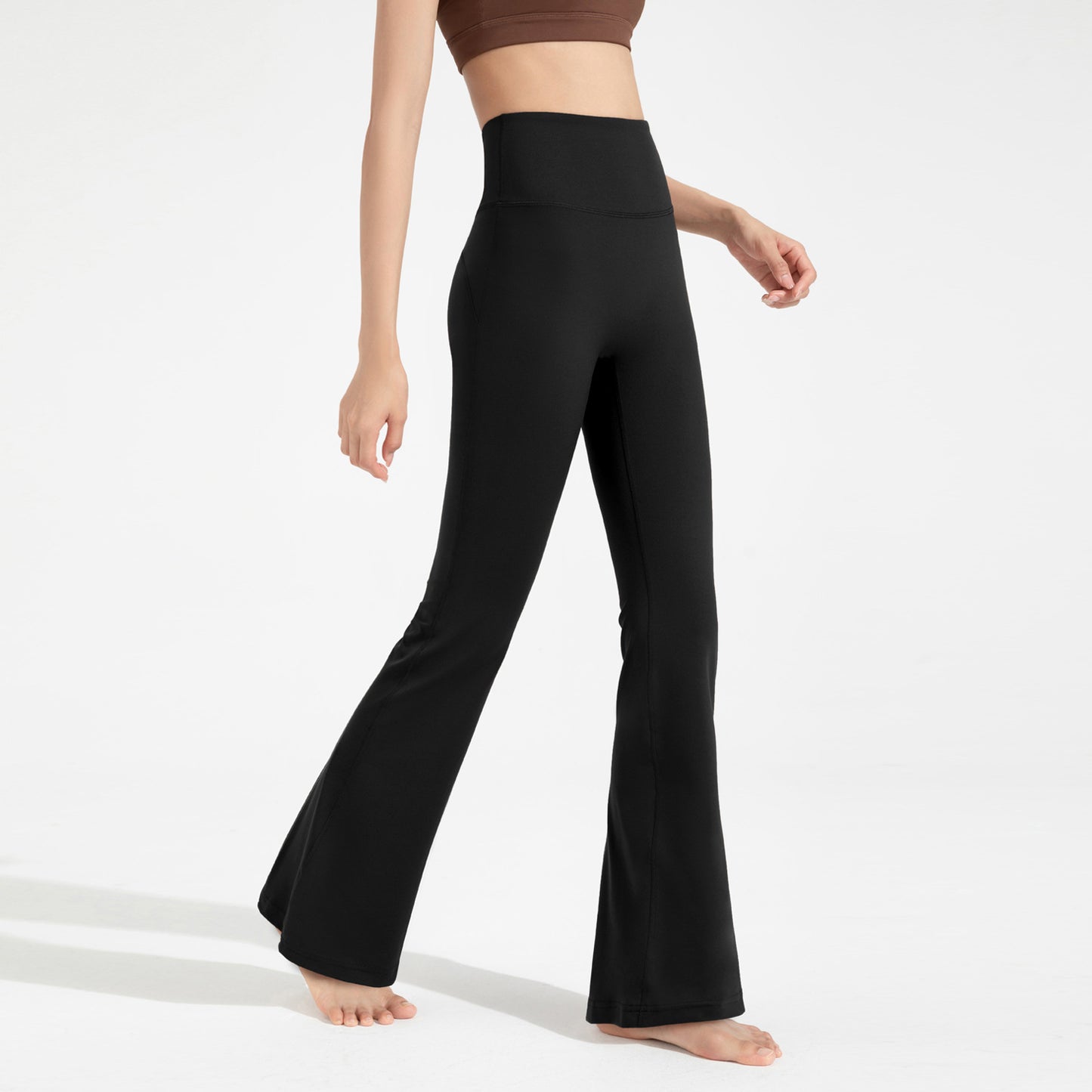 Antibacterial Yoga Bell-bottom Pants Women Lycra