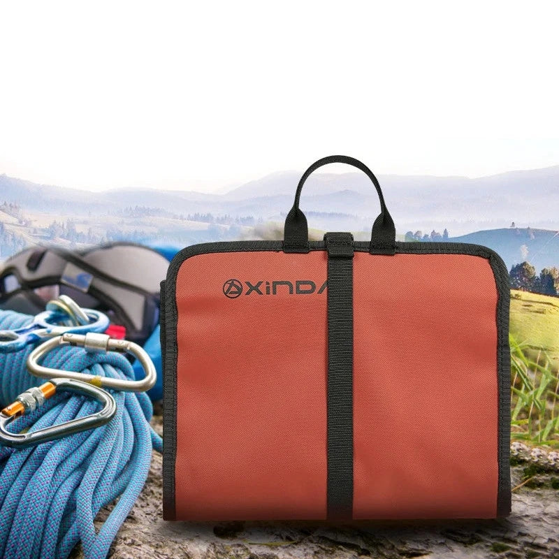 Rock climbing equipment portable storage bag