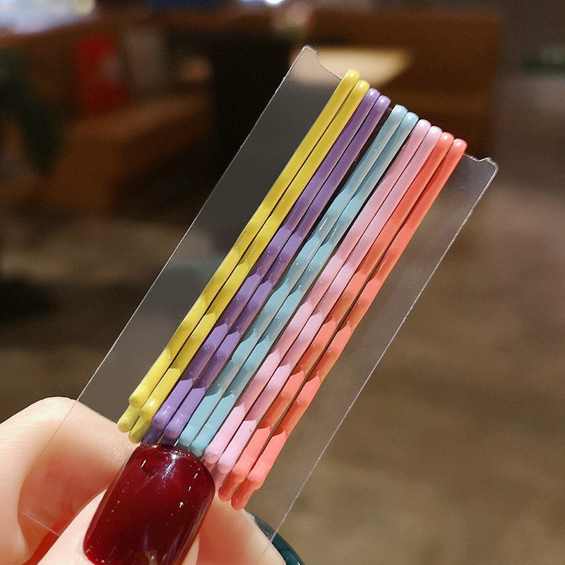 Simple and versatile bangs small hairpin head jewelry