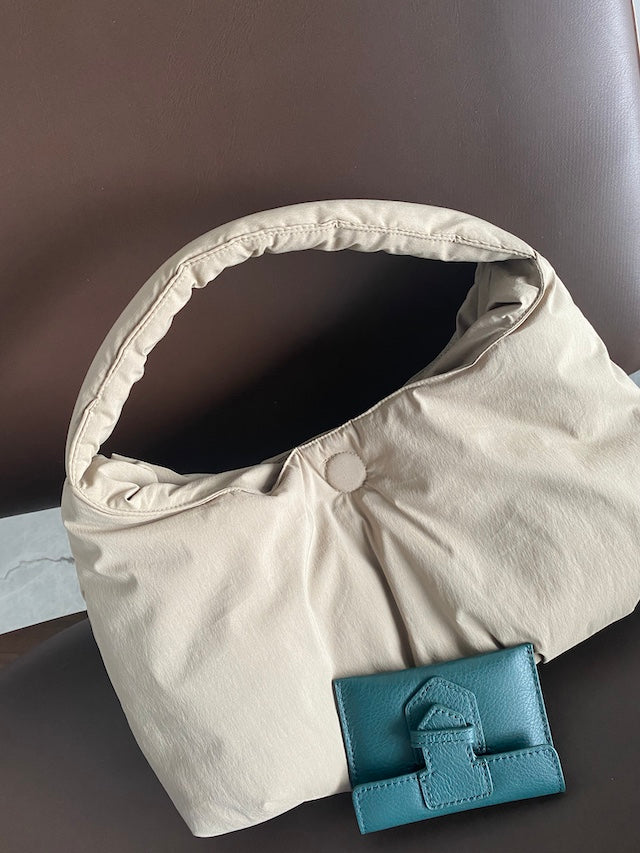 Super Cute And Elegant Soft Clouds Quilted Underarm Bag