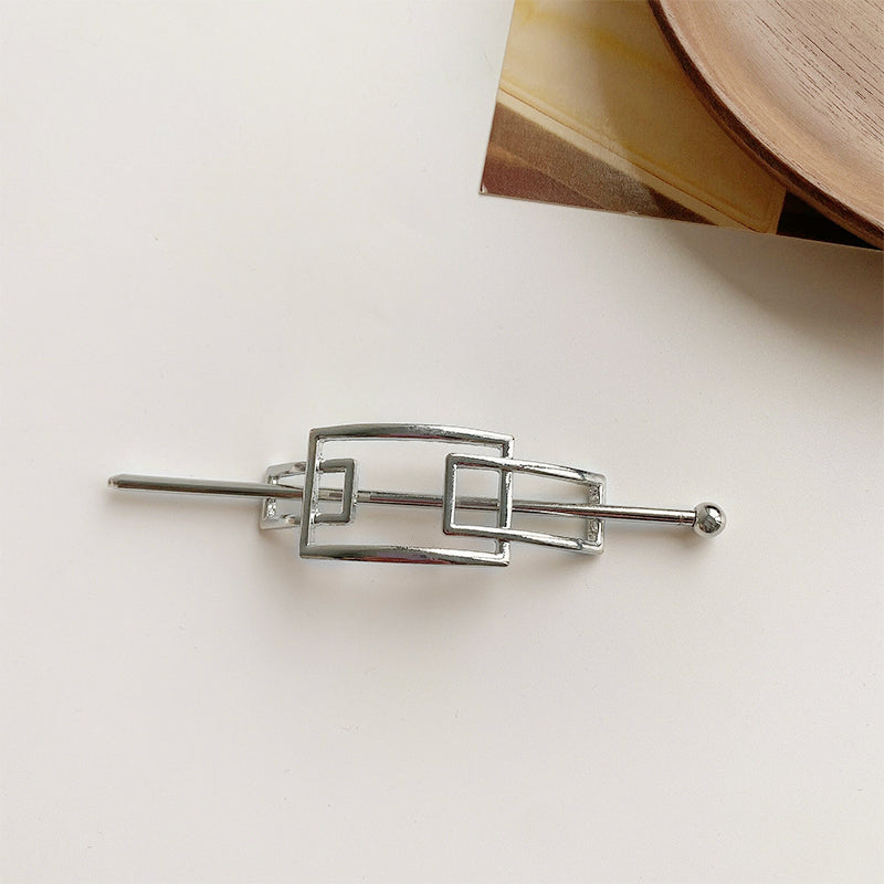 Metallic Cold Wind Simple Modern Hairpin
