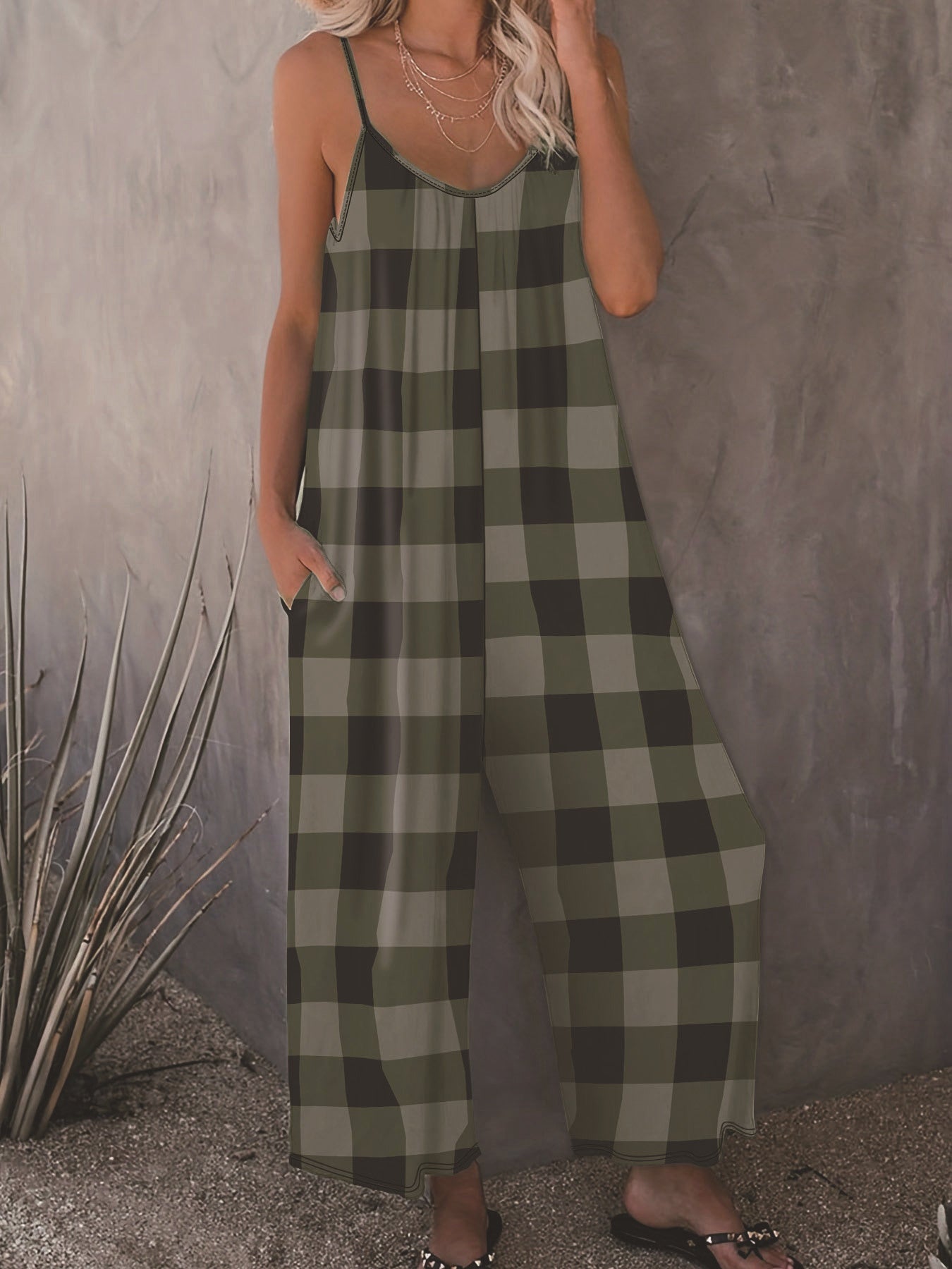 Slip-in Casual Sling Jumpsuit Women