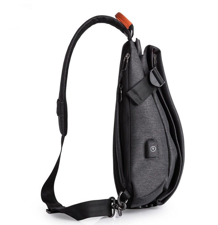 Shoulder bag fashion chest bag men's oxford diagonal bag tide brand sports bag