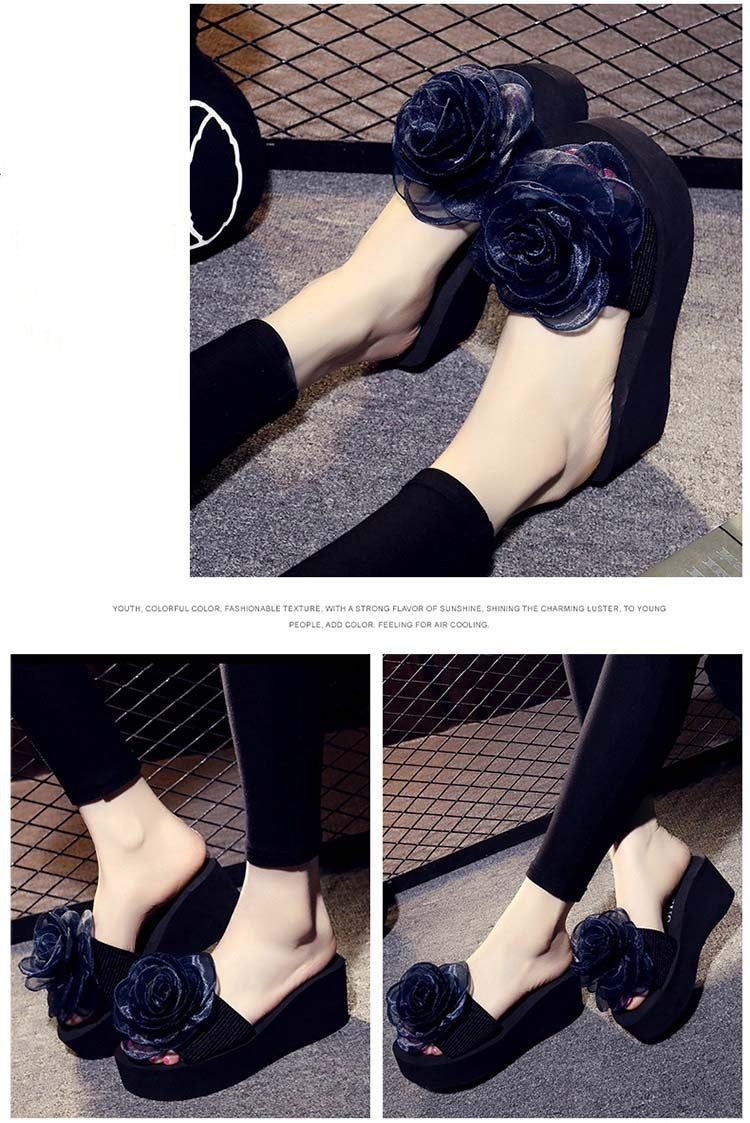 Thick bottom non-slip beach shoes slippers