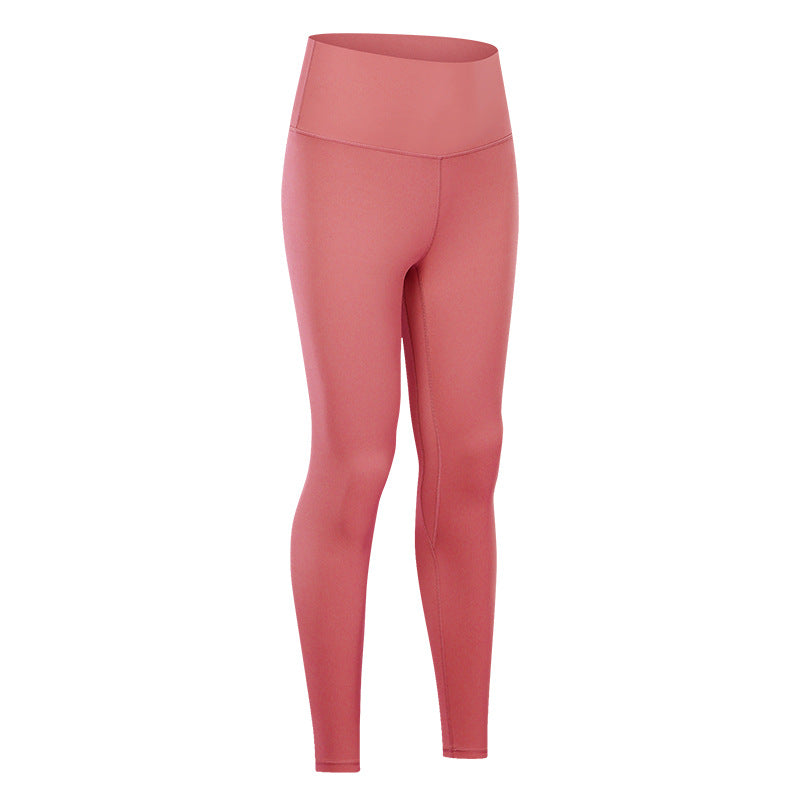 Nude Yoga Pants For Women In Autumn And Winter, High Waist, Hip Lifting, Running Tight