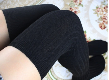 Warm high tube half socks