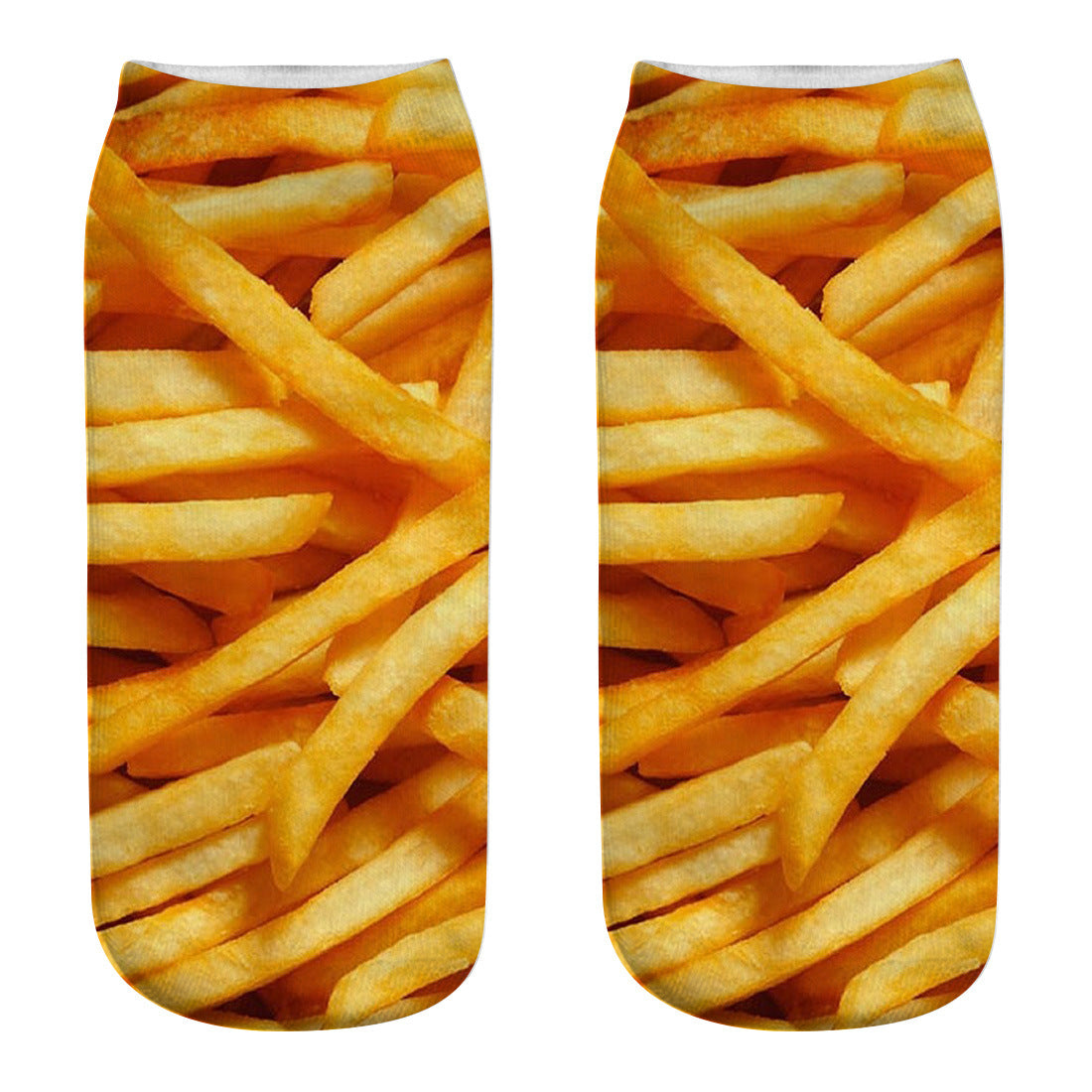 Hamburger fries series 3D printing socks