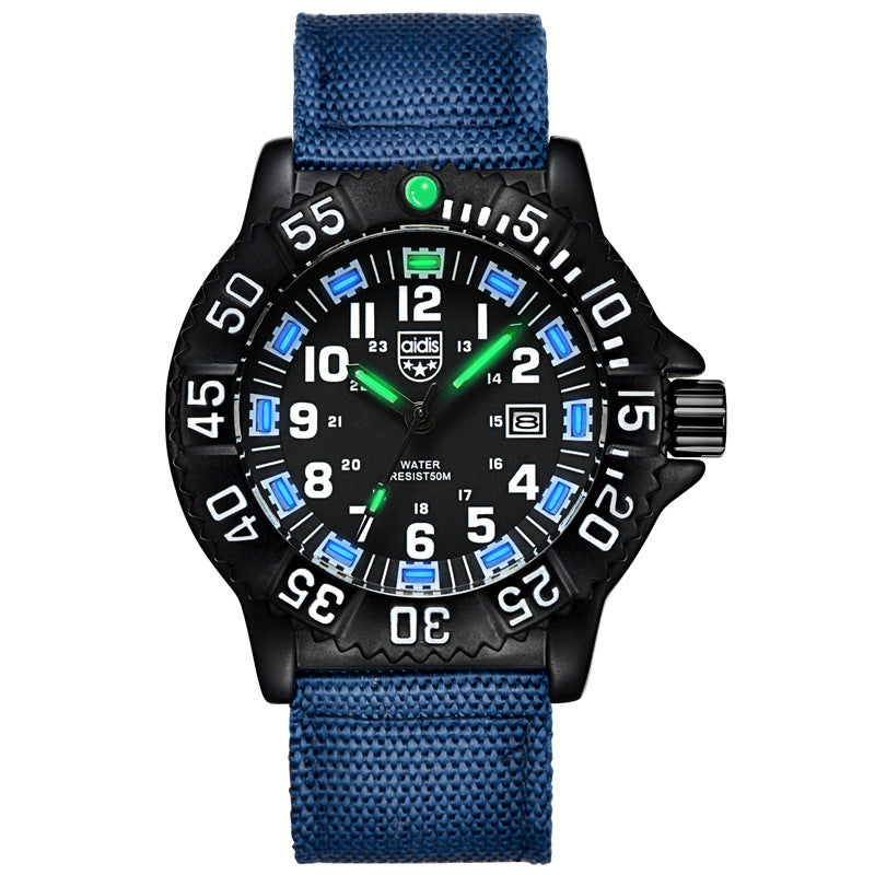 Outdoor sports luminous watch