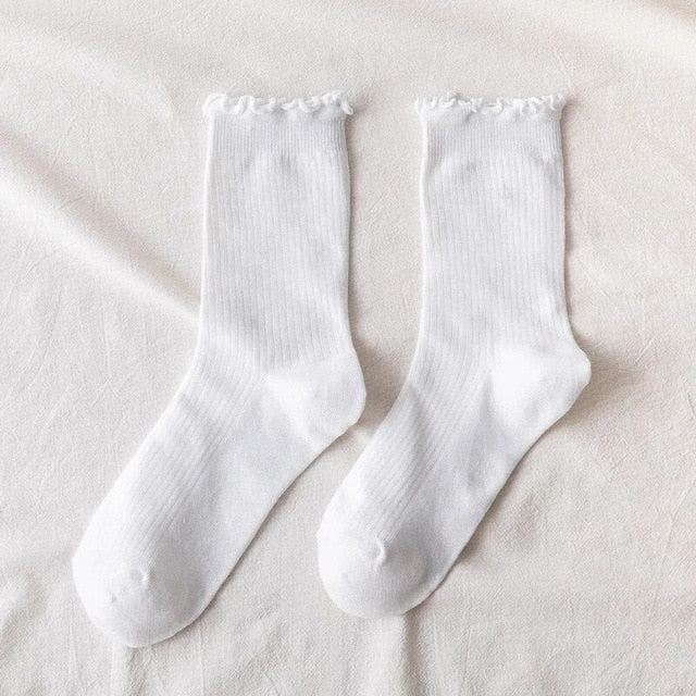 Socks with wood ears