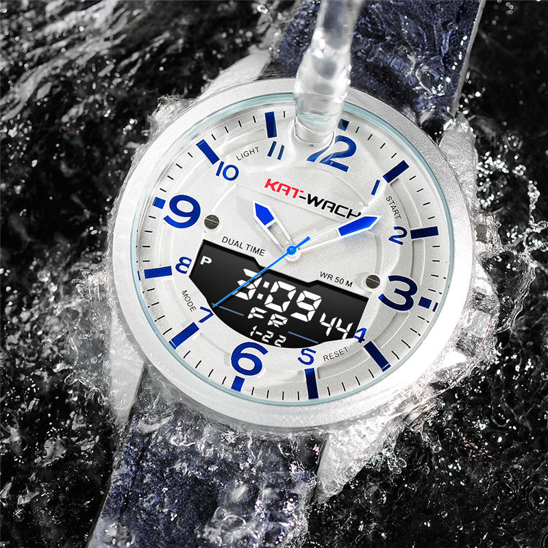 Luminous quartz watch