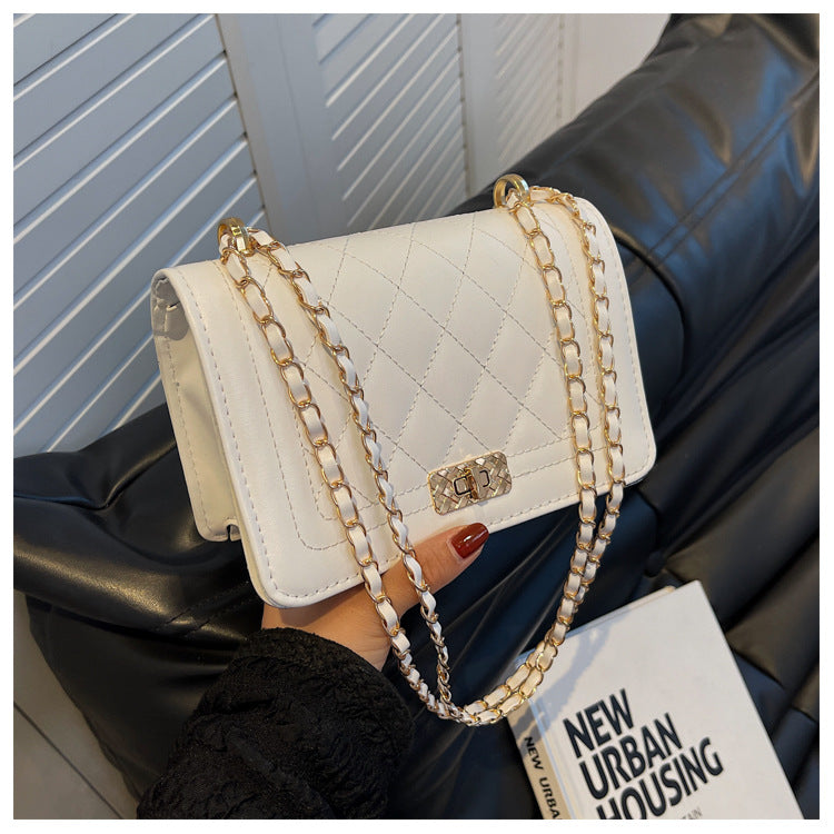Niche Design Rhombus Chain Crossbody Bag