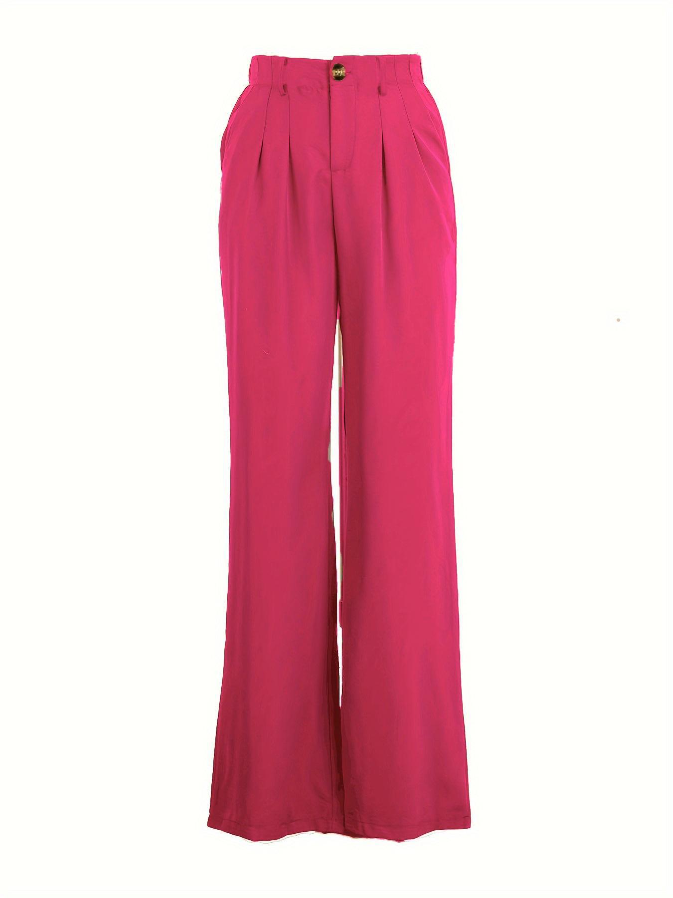 Women's High-waisted Straight-leg Loose-fit Versatile Casual Pants