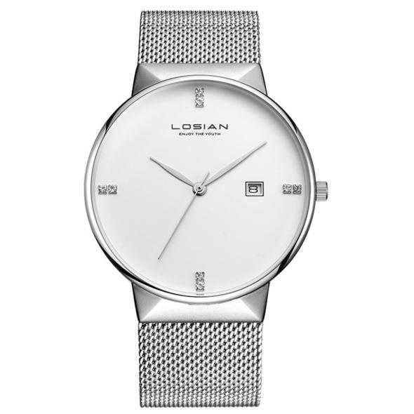 Lei Xuan men's watch ultra-thin waterproof fashion simple casual tide steel belt student quartz watch new