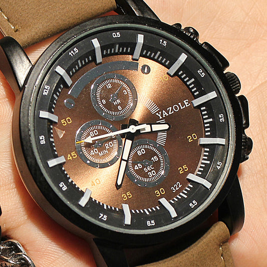 Department of sports leisure business men male belt table quartz watch waterproof fashion fashion men's custom