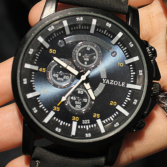 Department of sports leisure business men male belt table quartz watch waterproof fashion fashion men's custom
