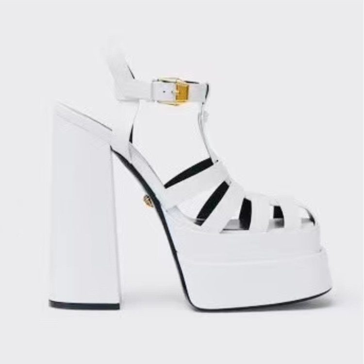 Women's Toe Braided Roman High Heel Sandals