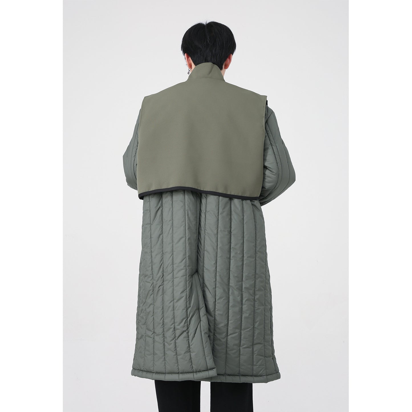 Men's True Two Piece Detachable Mid Length Jacket
