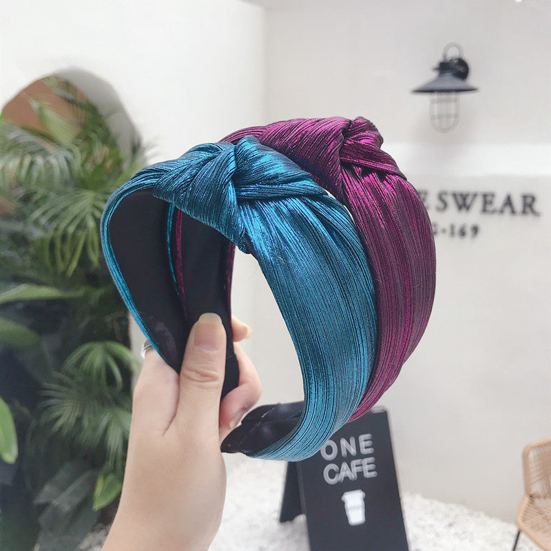 Hot stamping fabric headband