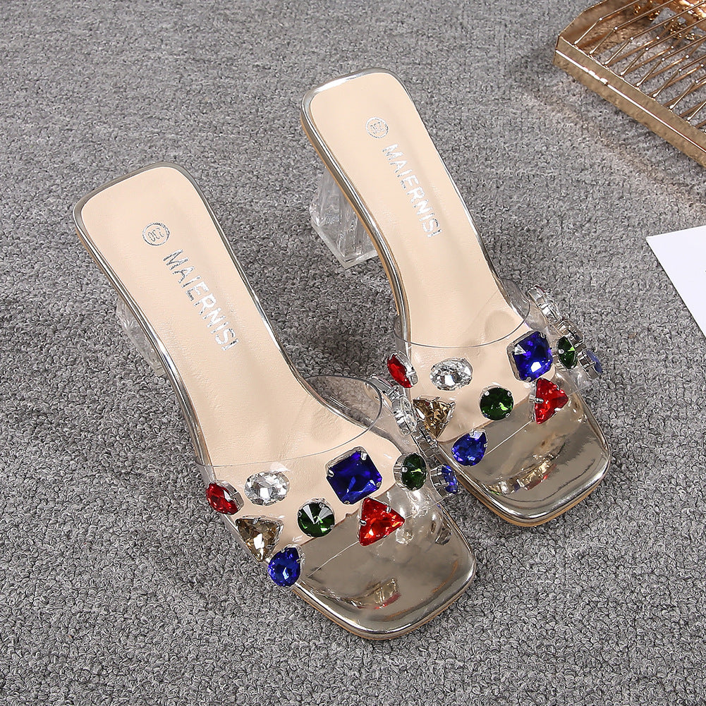 Low cut women's plus size sandals