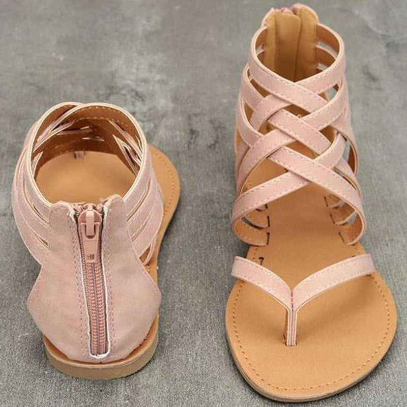 Braided Flip-Flop Roman Sandals